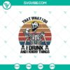 "Drink and Know Things SVG for Halloween, Scary Design"