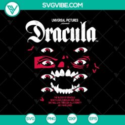 The Blood Of Dracula SVG, Dracula SVG, Universal Pictures SVG