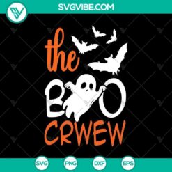 The Boo Crew SVG, Halloween SVG, Horror SVG, Halloween Scary SVG