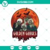 The Golden Ghouls SVG design, inspired by The Golden Girls, with a spooky twist for Halloween. Perfect for scary Halloween crafts.