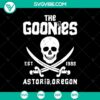 Goonies Astoria Oregon SVG design for Halloween celebration. Unique and spooky digital product.