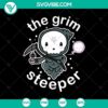 Spooky Halloween SVG design featuring The Grim Steeper, perfect for festive crafting projects.