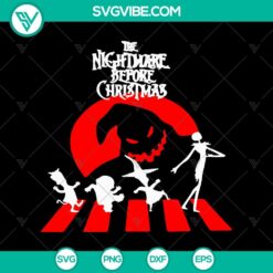 The Nightmare Before Christmas Walking On The Road SVG, The Nightmare Before Christmas SVG, Jack And Brothers SVG