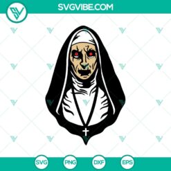The Nun SVG, Horror Characters SVG, Halloween SVG