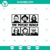 Psycho Bunch, Michael Myers, horror film and Halloween-themed SVG design for spooky crafts and projects.