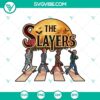The Slayers Walking SVG featuring Horror Characters for Halloween, spooky horror-themed digital design.