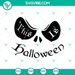 Halloween themed SVG design with spooky elements perfect for Halloween projects.