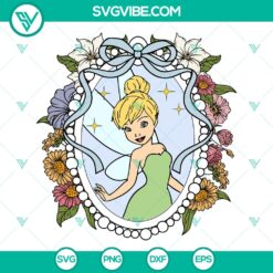 Tinker Bell Mirror Bow SVG | Disney Fairy Cut Files for Cricut
