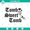Spooky Tomb Smeet Tomb, Haunted Mansion, Halloween SVG design for crafts and decor.