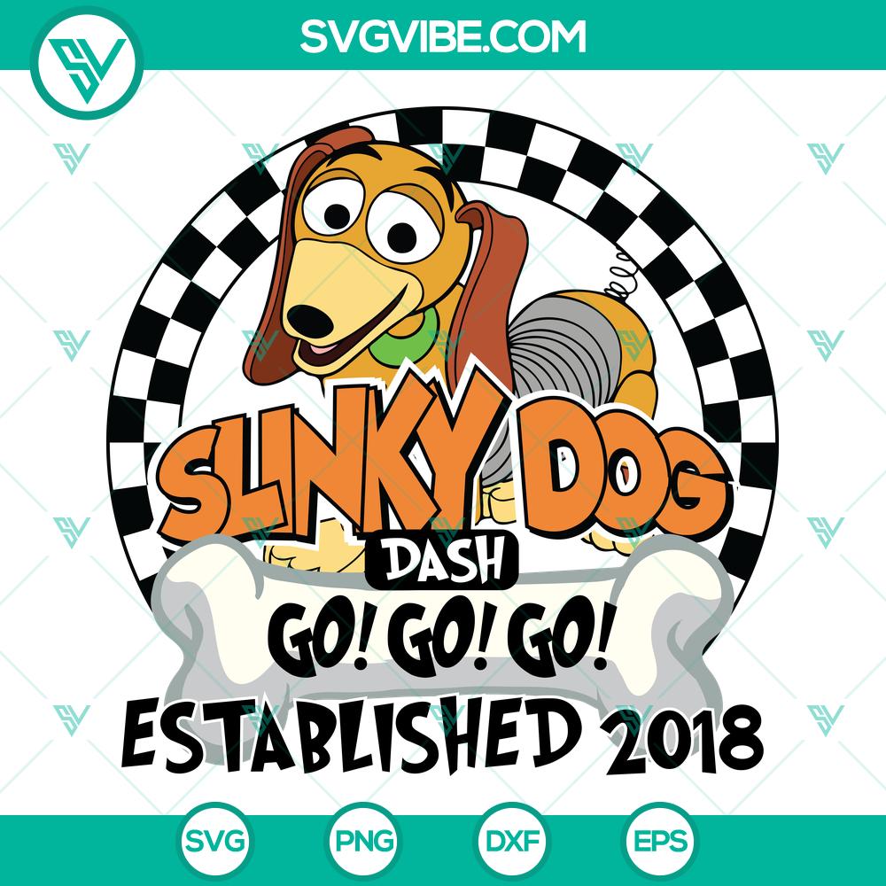 Toy Story Slinky Dog Dash SVG | Disney Ride Cut Files Toy Story Slinky Dog Dash SVG with Disney Ride Cut Files, featuring fun design perfect for Disney fans.