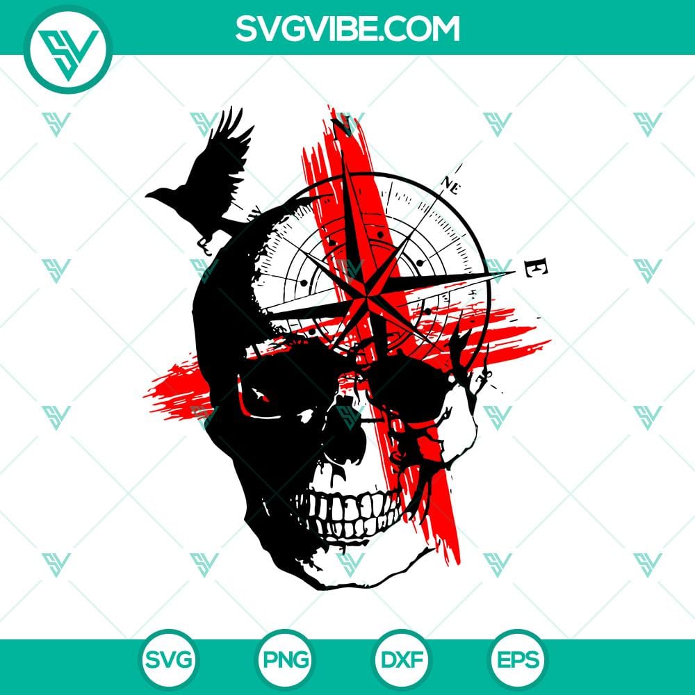 trash-polka-skull-svg-skull-svg-trash-polka-svg-eagle-and-skull-svg-crow-and-skull-svg.jpg Trash Polka style Skull SVG with Eagle, Crow, and Skull design elements for digital use, unique and detailed tattoo-like artwork.