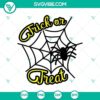 Spooky Trick or Treat Halloween SVG with horror elements for crafting and decor.
