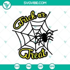 Spooky Trick or Treat Halloween SVG with horror elements for crafting and decor.