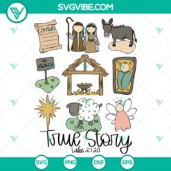 True Story SVG DXF EPS PNG Files for crafting projects such as vinyl decals, shirts, and home decor.