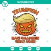 Trumpkin Make Halloween Great Again SVG DXF EPS PNG Files, Halloween design for Cricut & Silhouette crafting.