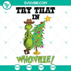 Whoville themed SVG DXF EPS PNG files for crafting projects, including Grinch-inspired design elements.