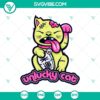 Spooky Unlucky Cat Halloween SVG for crafting and design projects.