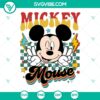 Vintage Checkered Disney Mickey Mouse SVG | Retro Disney Cut Files 2