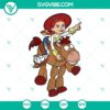 Vintage Disney Toy Story Jessie Bullseye SVG | Retro Pixar Cut Files 3
