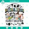 Vintage Disney Universal Studios 2025 SVG | Retro Family Trip Cut Files 2