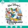Vintage Donald Duck Disneyland SVG | Classic Disney Duck Cut Files 3