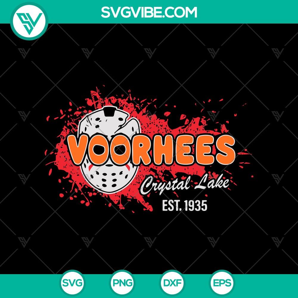 voorhees-crystal-lake-est1935-svg-jason-voorhees-svg-horror-halloween-svg.jpg Voorhees Crystal Lake EST.1935 SVG featuring Jason Voorhees, Horror Halloween design for digital use.