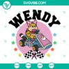 Wendy O Koopa Mario Kart racing SVG cut file for craft projects, perfect for fans of the game.