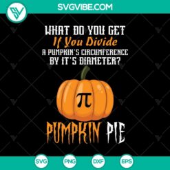 Pumpkin circumference division SVG for Halloween, Oct 31. Spooky design.