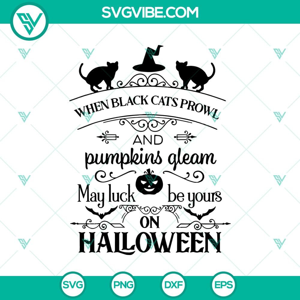 when-black-cats-prowl-svg-pumpkins-gleam-svg-halloween-svg.jpg Black cats prowling amidst gleaming pumpkins in a Halloween themed SVG design.
