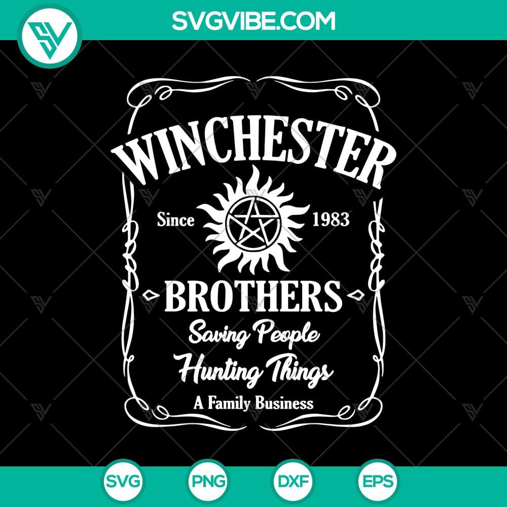 winchester-brothers-svg-saving-people-hunting-things-svg-a-family-business-svg.jpg Winchester Brothers, Saving People Hunting Things, A Family Business SVG design for fans of the TV show. Great for craft projects.