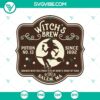 Halloween themed Witch's Brew Drink SVG, perfect for spooky crafts and decorations.