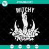 Witchy Mama Halloween SVG with scary Halloween designs for October 31. Great for Halloween crafting projects.