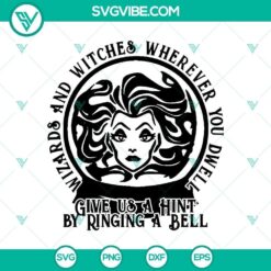 Wizards and Witches Wherever You Dwell SVG - Halloween-themed design with horror and scary elements for crafting.