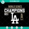 2024 LA Dodgers World Series Champions SVG design with Dodgers logo, suitable for digital use.