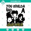 Halloween SVG design with text "You Coulda Had a Bad Witch", perfect for horror-themed crafts.