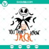 Jack Skellington SVG design from The Nightmare Before Christmas movie, perfect for Halloween projects.
