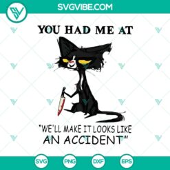 Spooky Halloween SVG featuring "You Had Me At SVG" and "Cat Scare" designs. Perfect for DIY crafts and projects.