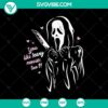 Scream Ghost SVG for Halloween enthusiasts, spooky movie fans.